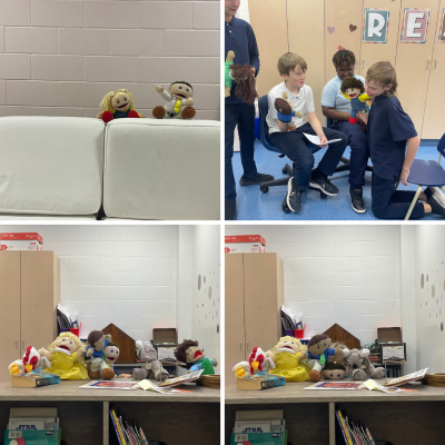 Making a puppet dance party is just an enjoyable task in Kindergarten